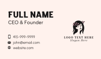 Woman Makeup Boutique Business Card