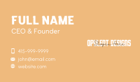 Fashion Designer Wordmark Business Card Image Preview