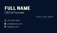 White Corporate Brand  Business Card Design