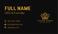 Deluxe Crown Boutique Business Card