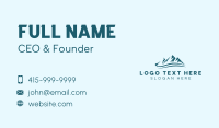 Mountain Alpine Camping  Business Card