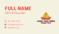 Sausage Pizza Restaurant  Business Card Design