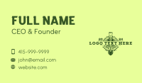 Garden Shovel Vines Business Card