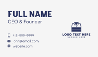 Clothing Apparel Shirt Business Card Design