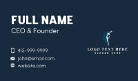 Fisherman Hook Ocean Business Card Design