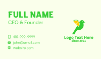 Juice Store Business Card example 2