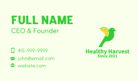 Sparrow Lemon Slice  Business Card Image Preview