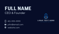 Security Road Key Hole Business Card Design