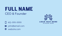 Blue House Petals  Business Card