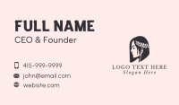 Hairdresser Business Card example 1