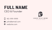 Woman Beauty Stylist  Business Card