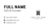 Medieval King Banner Business Card