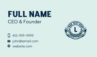 Auto Racing Flag Business Card