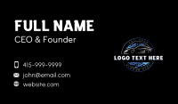 Automotive Car Wash Business Card