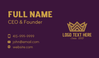 Gold Crown Monarchy  Business Card