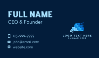 Digital Cloud Pixel Business Card