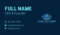 Power Washing Tiles Business Card Design