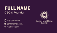 Lodging Business Card example 1