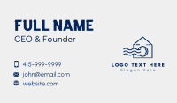 Laundry Wave House Business Card Design