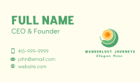Tropical Sun Leaf Business Card