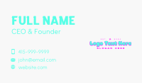 Bubblegum Business Card example 1