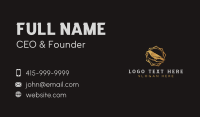 Golden Raven Bird Business Card