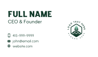 Garden Field Leaf Business Card Design