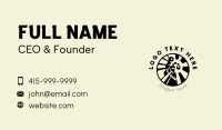 Lady Justice Sun Business Card