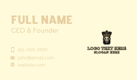 Crown Skull Graffiti Business Card