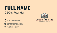 Outdoor Forest Camper Business Card