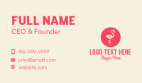 Written Business Card example 2