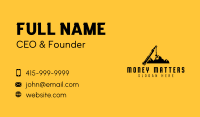 Construction Wrecking Ball Business Card