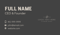 Interior Design Company Firm Business Card