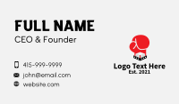 Sporting Event Business Card example 1