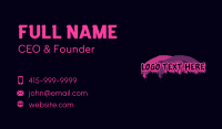 Grafitti Paint Wordmark Business Card