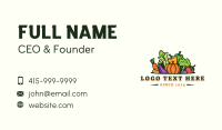 Fresh Vegetables Market Business Card Design