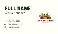 Fresh Vegetables Market Business Card Design