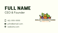 Fresh Vegetables Market Business Card