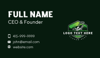 Landscaping Lawn  Mower Business Card