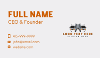 Trailer Truck Logistics Business Card