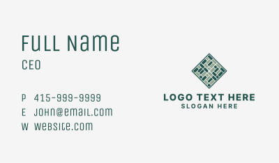 Floor Pavement Tile Business Card Image Preview