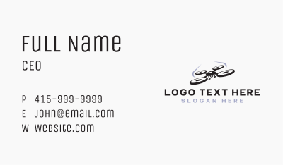 Aerial Drone Propeller Business Card Image Preview