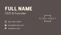 Classy Business Wordmark Business Card Image Preview