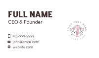 Ballerina Ballet Shoe Business Card Design