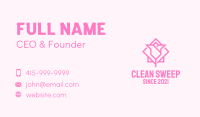 Pink Tulip Flower  Business Card Image Preview