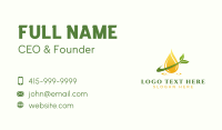 Organic Oil Extract Business Card