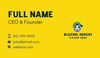 Fun Gamer Skull Business Card Image Preview