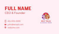 Bear & Panda Ice Cream Business Card