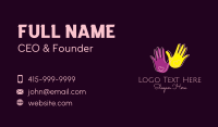 Social Worker Business Card example 2
