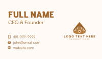 Deluxe Brown Crown  Business Card